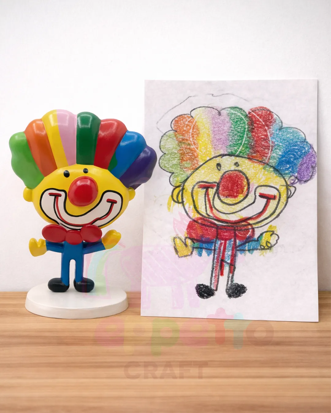 poyraz 23 cm palyaco 3d figür hatıra